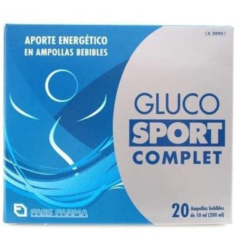Glucosport Complet (20 Ampollas Bebibles 10 ml) - Faes Farma