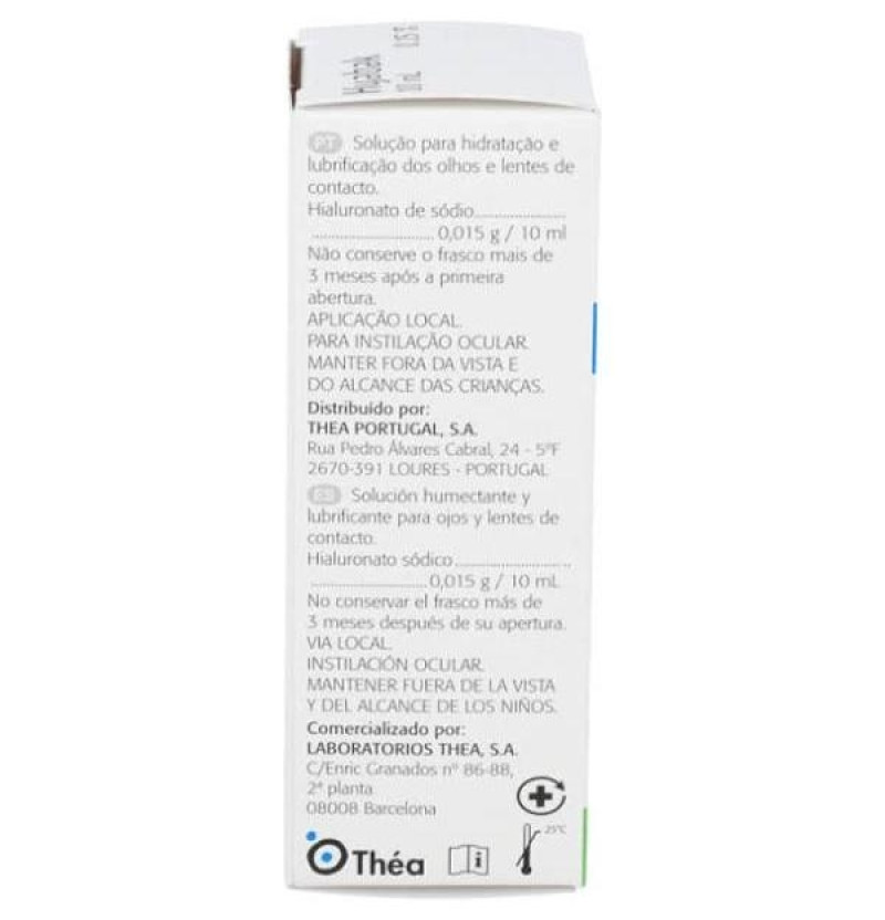 Hyabak 0.15% - Solución Hidratante Lentes de Contacto (1 Envase 10 ml) - Thea S.a