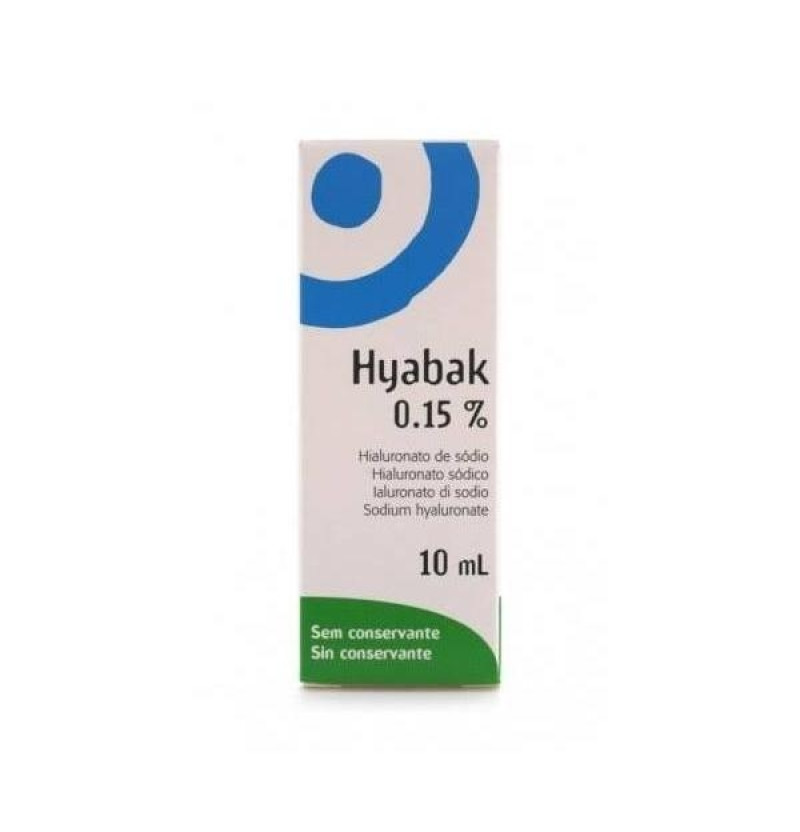 Hyabak 0.15% - Solución Hidratante Lentes de Contacto (1 Envase 10 ml) - Thea S.a