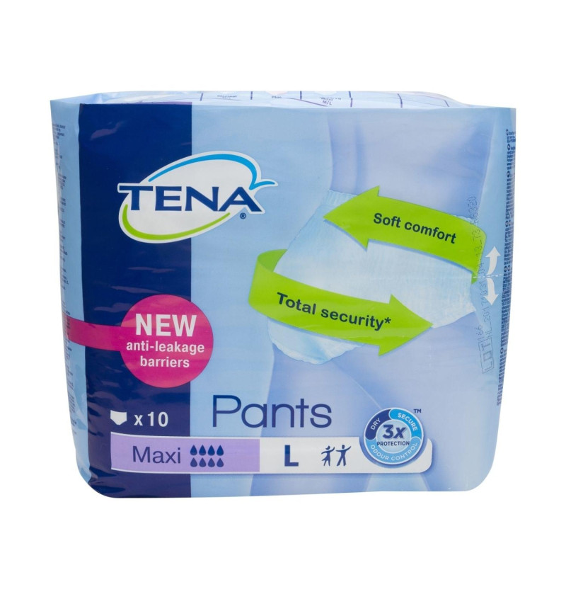 Absorb Inc Orina - Tena Pants Maxi (t - Gde 10 U) - Sca Hygiene Products