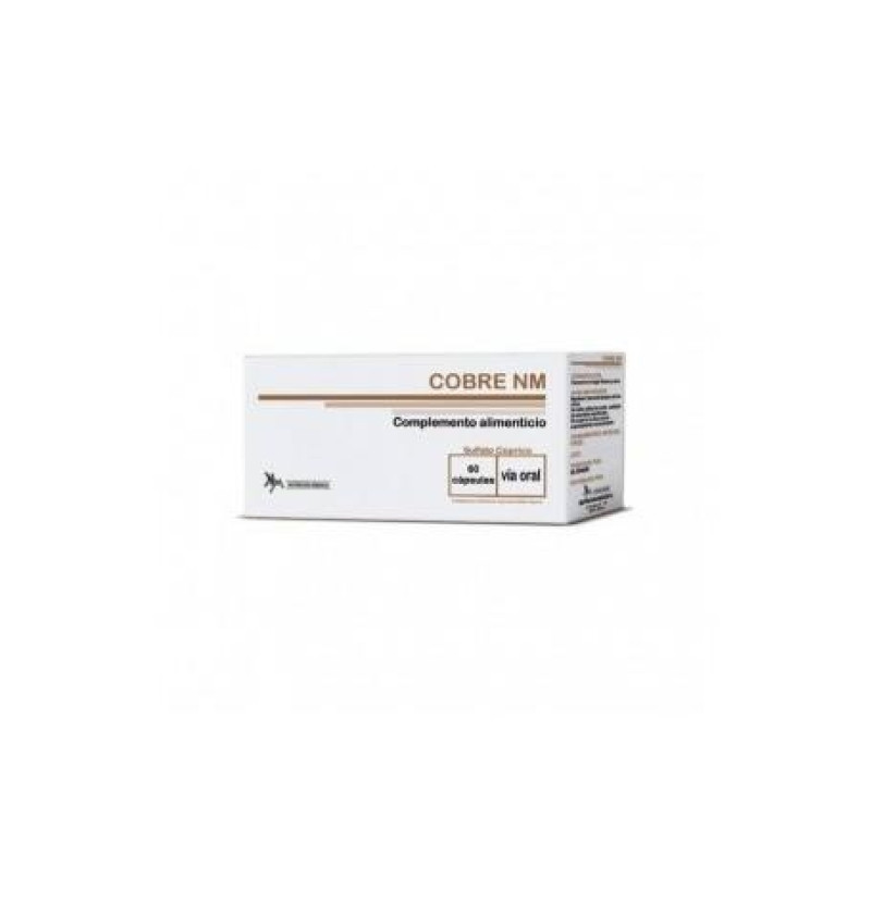 Cobre Nm (60 Cápsulas) - Nutrición Médica