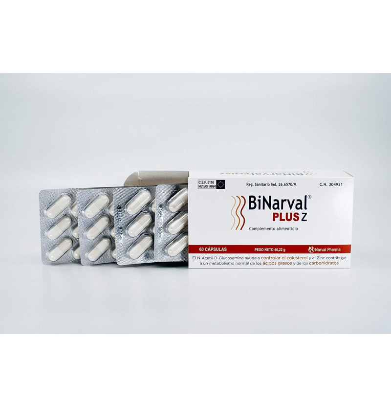 Binarval Plus (760 mg 60 Cápsulas) - Narvalpharma