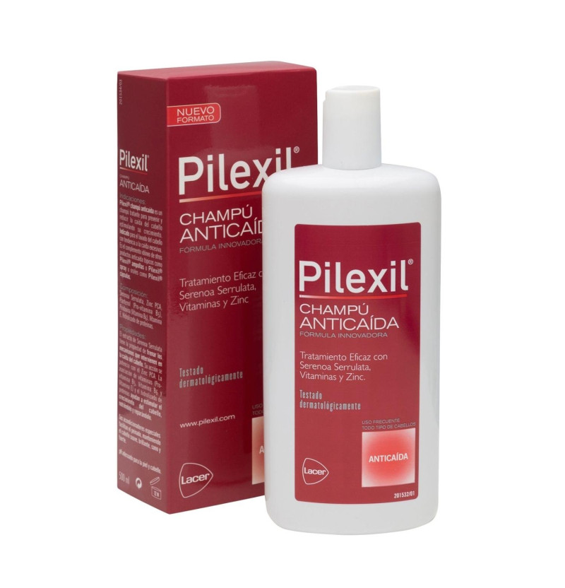 Pilexil Champú Anticaida (1 Envase 500 ml) - Lacer Laboratorios Sa