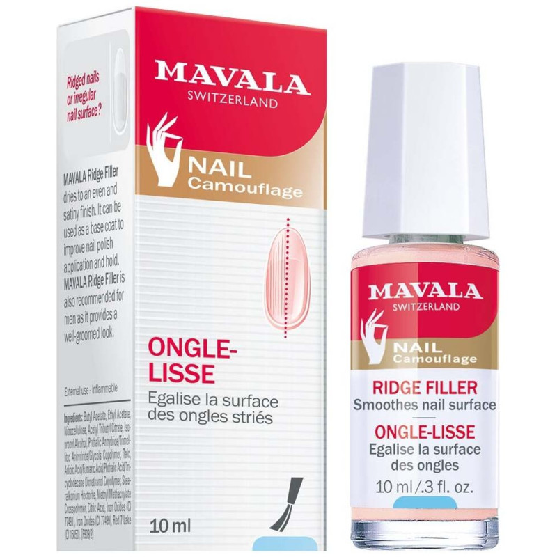 Ridge Filler Base Uñas Lisas 10 ml - Mavala