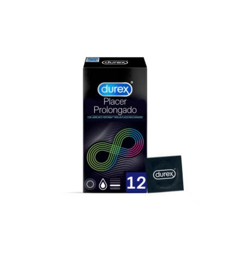 Durex Placer Prolongado - Preservativos (12 Unidades) - Reckitt Benckiser