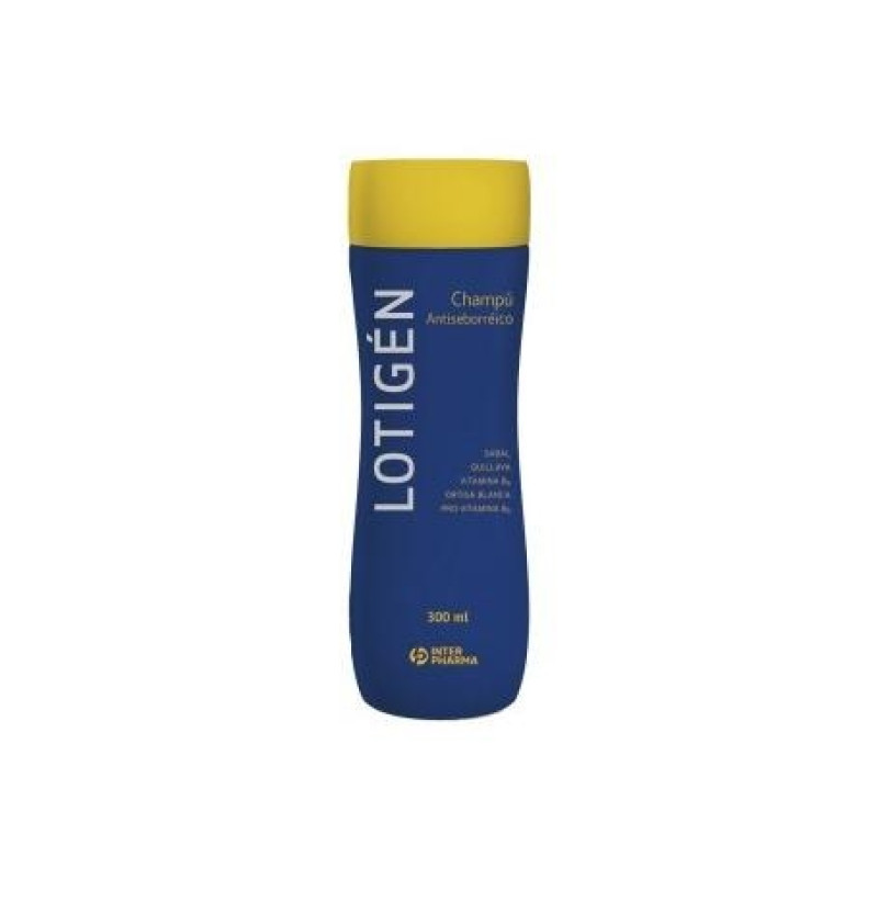 Lotigen Antiseborreico Champú (1 Envase 300 ml) - Interpharma S a