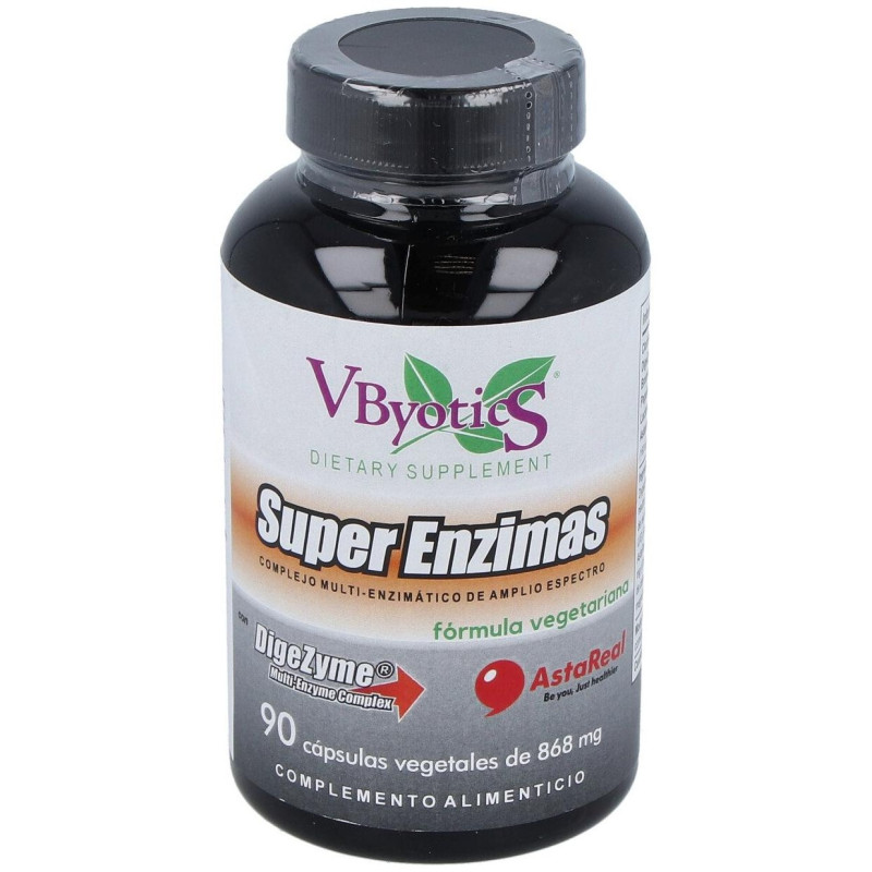 Vbyotics Super Enzimas Vegetales 868Mg 90Caps