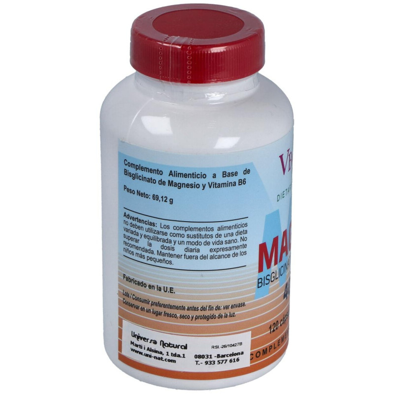 Bisglicinato de Magnesio 400mg 120comp - Vbyotics