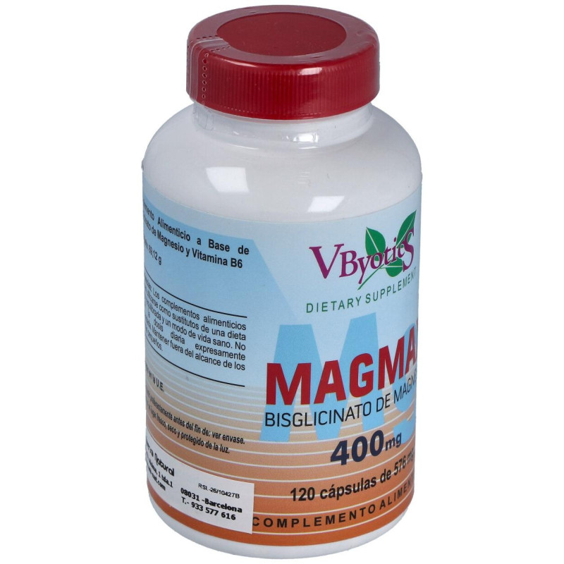 Bisglicinato de Magnesio 400mg 120comp - Vbyotics