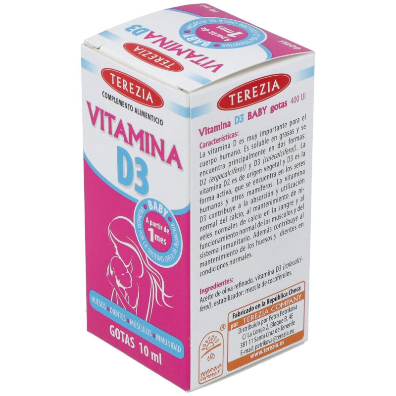 Terezia Vitamina D3 Gotas 10Ml
