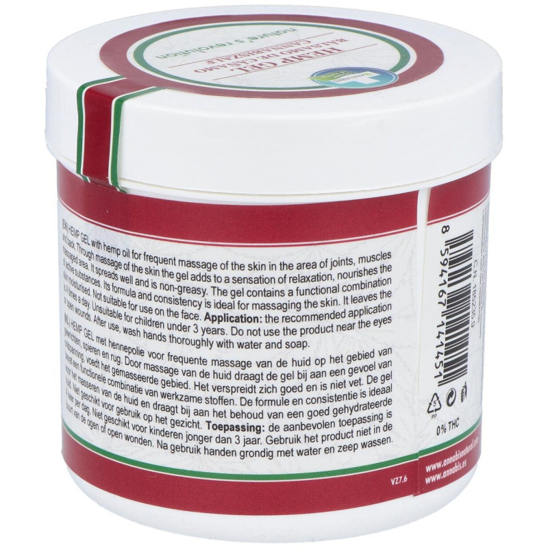 Annabis Hemp Gel Bálsamo De Masaje 300Ml