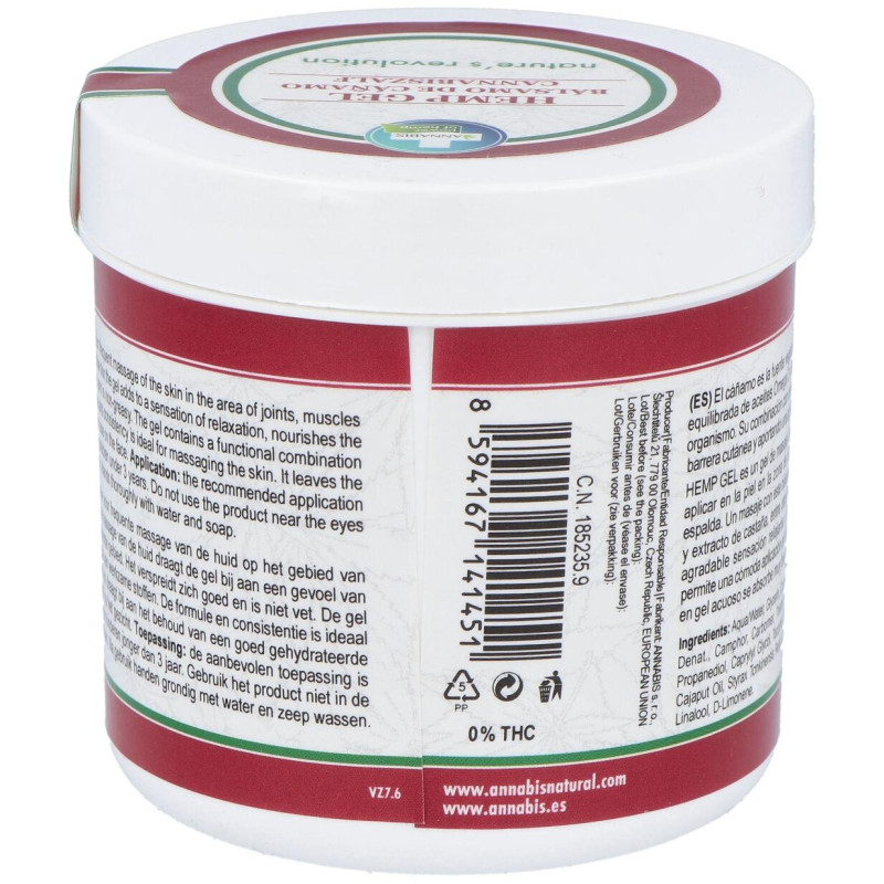 Annabis Hemp Gel Bálsamo De Masaje 300Ml