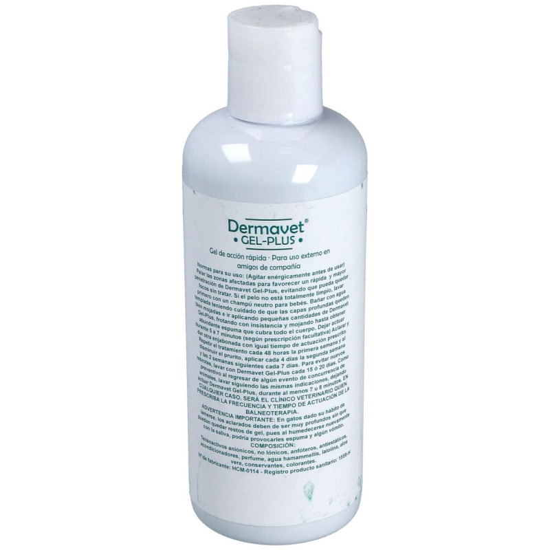 Dermavet Gel-Plus Mascotas 250Ml.