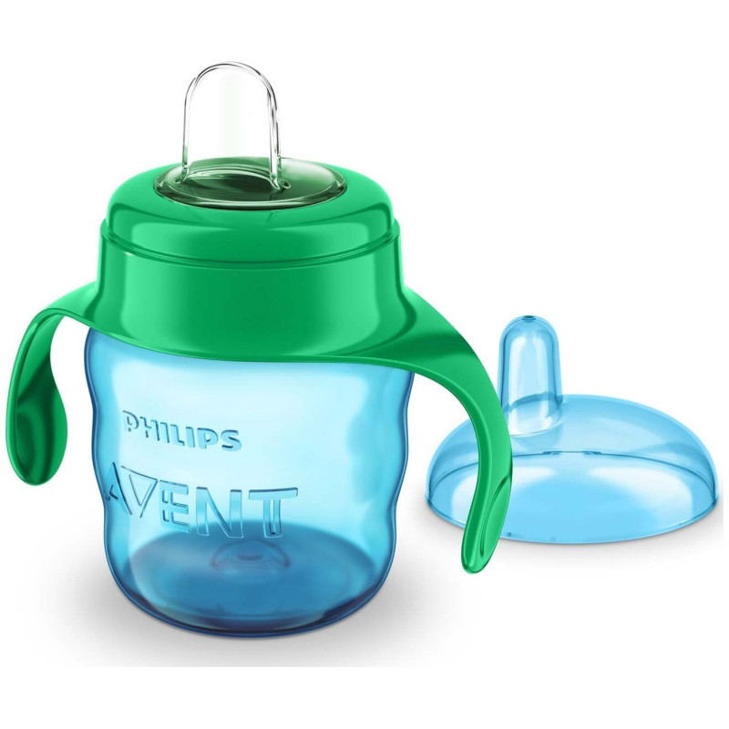 Vaso Boquilla Blanda Azul 200ml. Scf551/05 - Avent