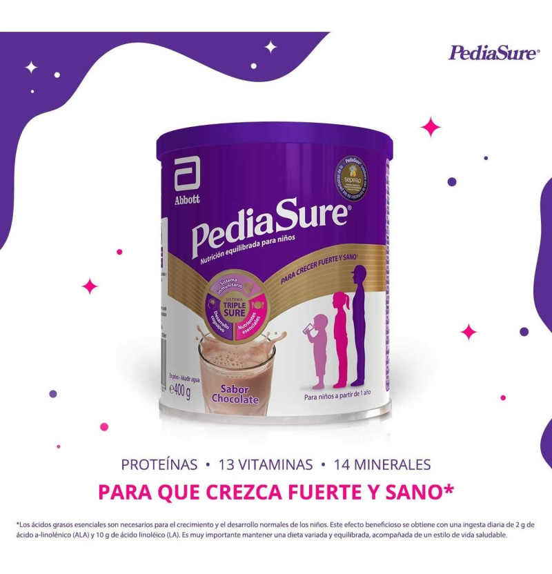 Pediasure Polvo, 400 g, Sabor Chocolate - Abbott
