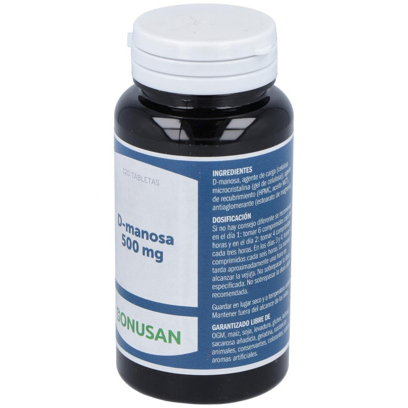 D - Manosa 500 mg. - 120 Comprimidos - Bonusan
