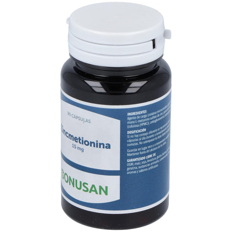 Zincmetionina 15mg 90caps - Bonusan