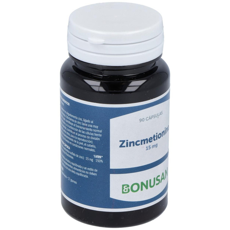 Zincmetionina 15mg 90caps - Bonusan