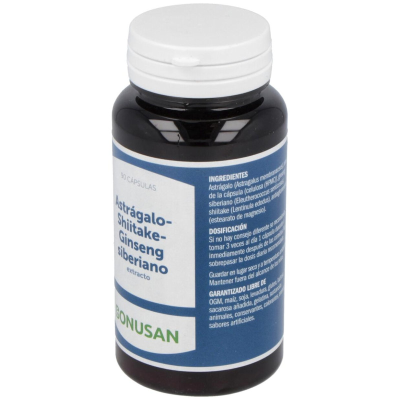Astragalo-Shiitake-Ginseng Siberiano Extra 90Vcap.