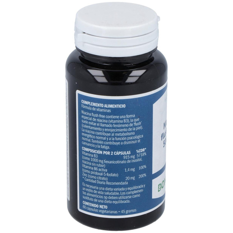 Niacina 500mg Flush Free 60caps - Bonusan
