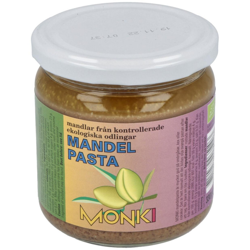 Crema de Almendras Tostadas 330gr. Bio - Monki