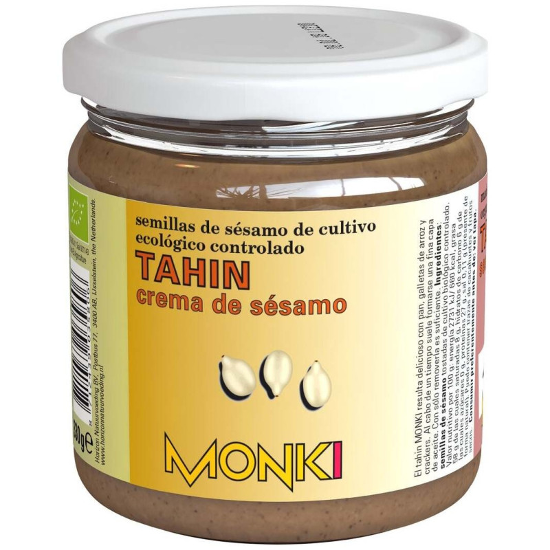 Tahin Tostado sin Sal Bio 330g - Monki