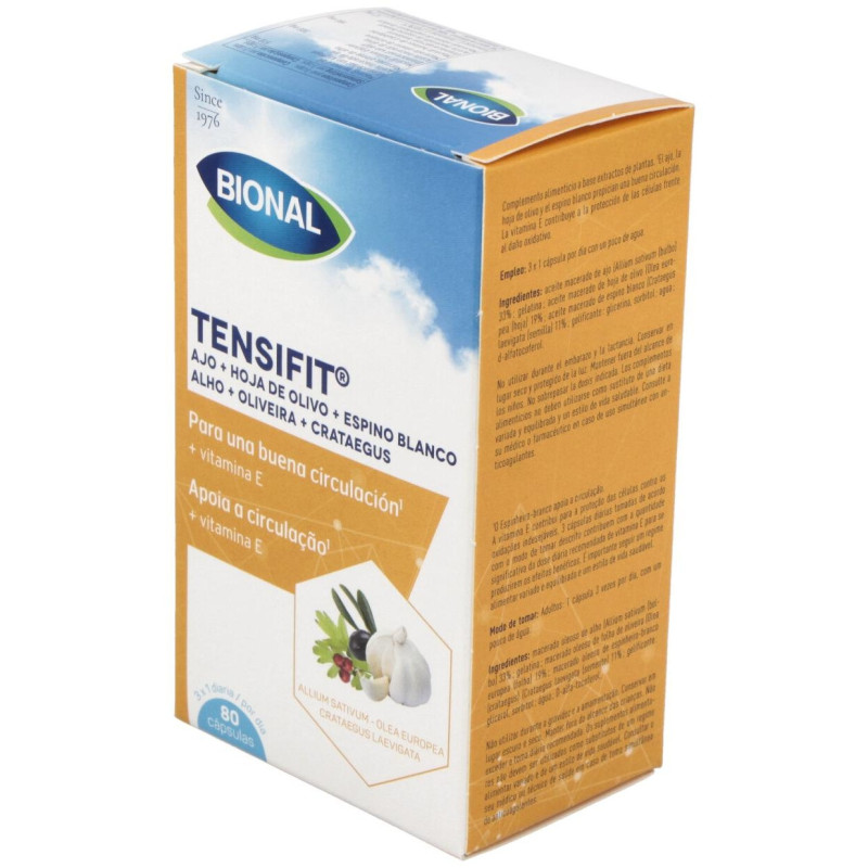 Tensifit Xtra (ajo+olivo+espino Blanco) 80cap - Bional