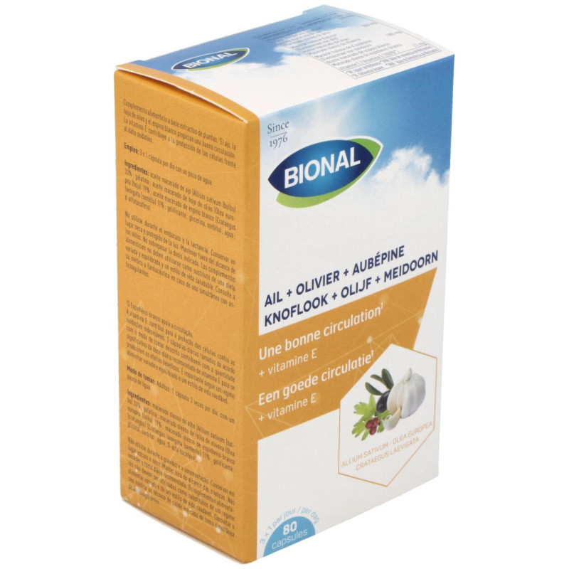 Tensifit Xtra (ajo+olivo+espino Blanco) 80cap - Bional