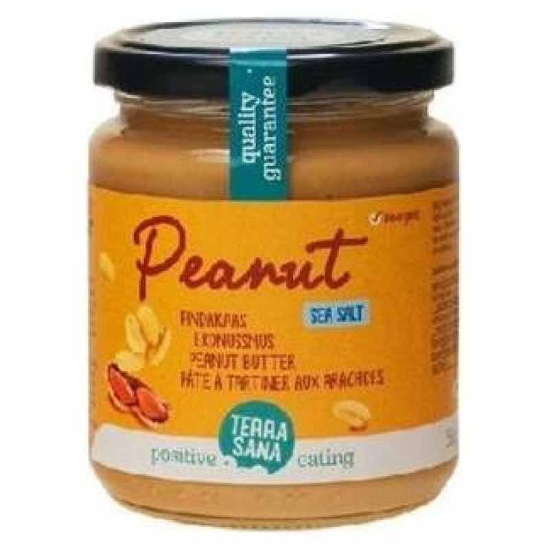 Crema de Cacahuete con Sal del Himalaya 250gr. Bio - Terrasana