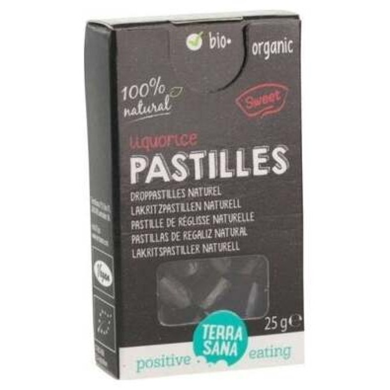 Pastilla Regaliz Natural Bio 25g - Terrasana