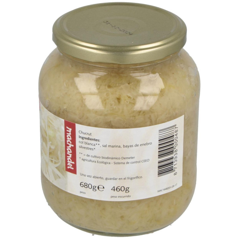 Chucrut Blanca 680gr. Bio - Machandel