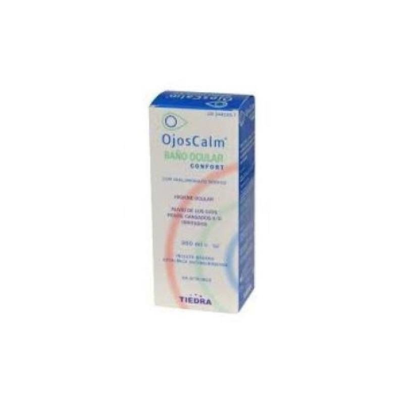 Ojoscalm Baño Ocular Esteril (1 Envase 360 ml) - Tiedra