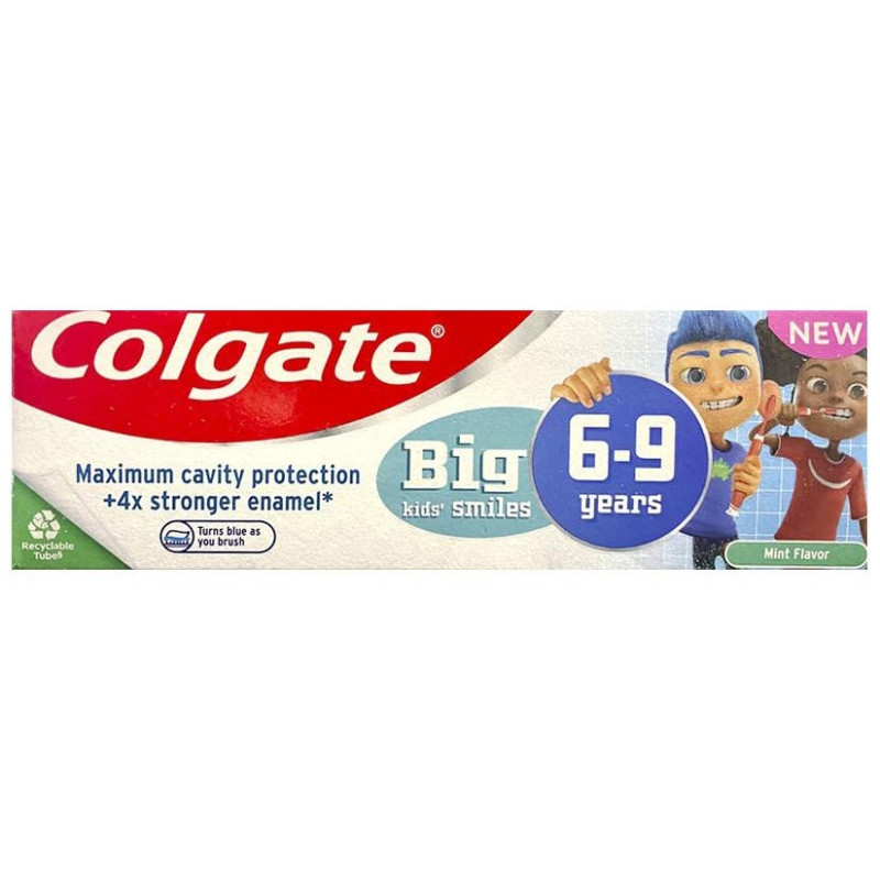 Infantil 6 a 9 Años Pasta Dentífrica Menta Fresca 50 ml - Colgate