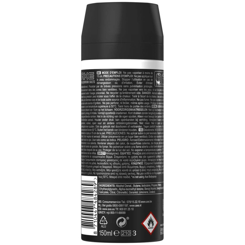 Black Desodorante Spray 150ml - Axe