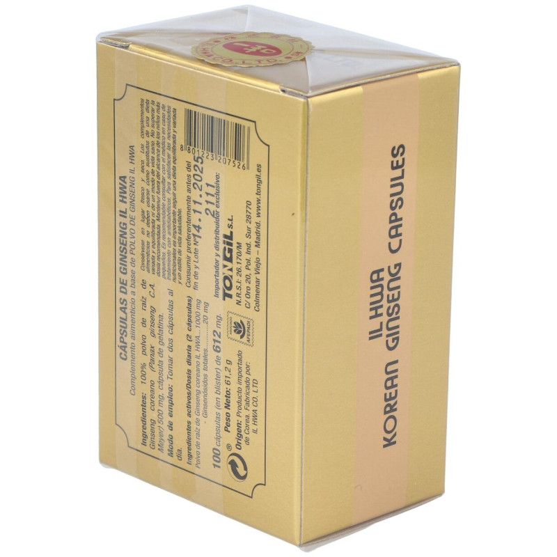 Tongil Ginseng Coreano Il Hwa 100Caps