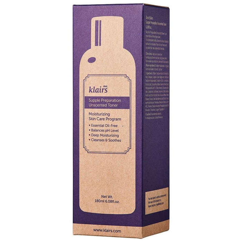 Klairs Supple Preparation Unscented Facial Toner 180Ml