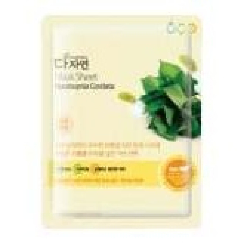 All Natural Mask Sheet Houttuynia Cordata 25Ml