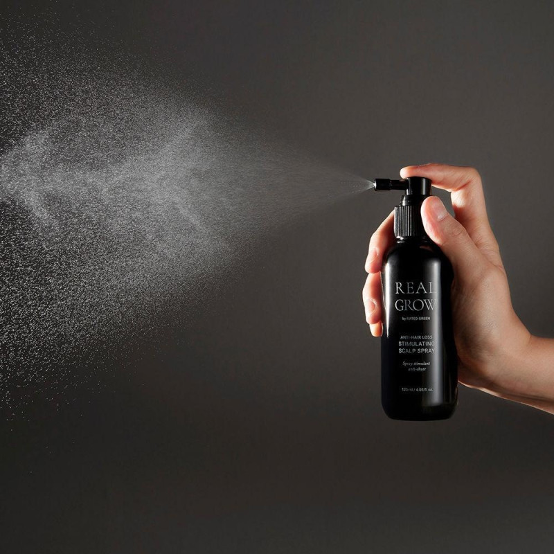 Real Grow Anti Hair Loss Stimulating Scalp Spray 120 ml - Rated Green
