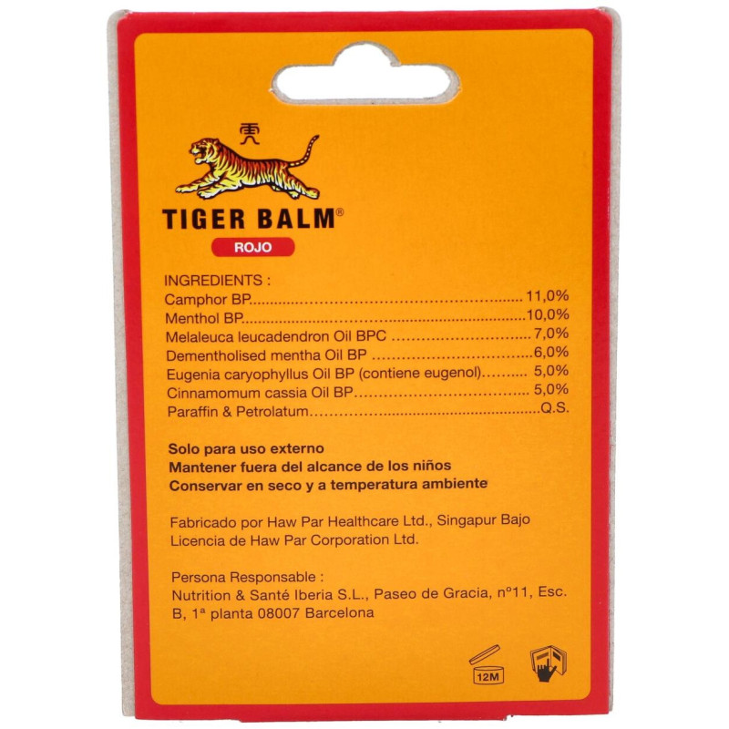 Balsamo del Tigre Rojo 19 Gr - Dietisa