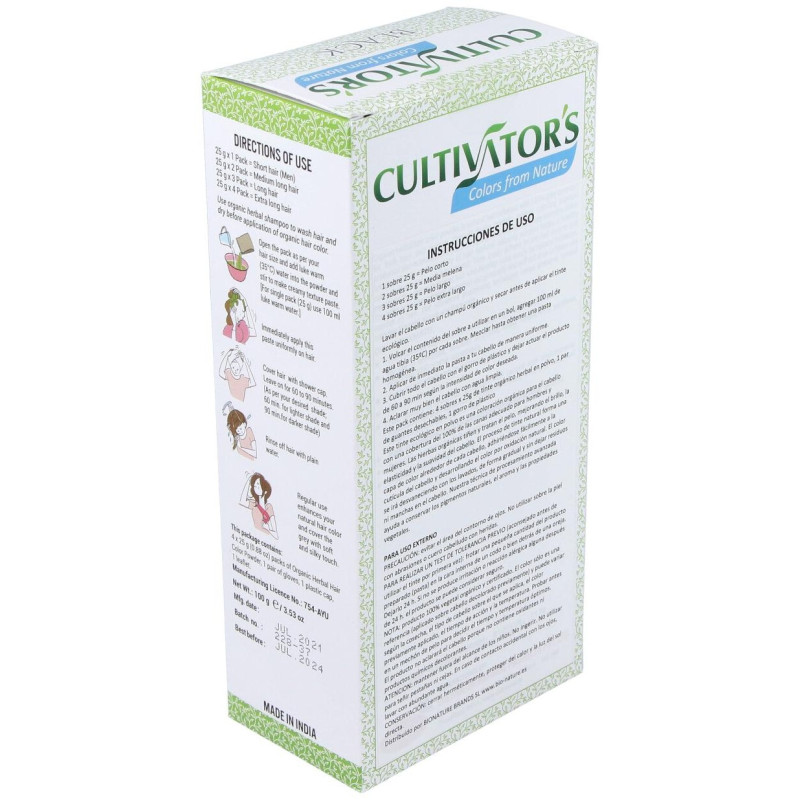 Cultivator's Negro Tinte Orgánico 100g - Cultivators