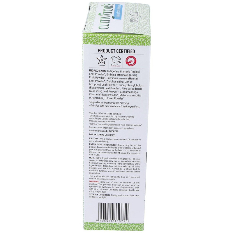 Cultivator's Negro Tinte Orgánico 100g - Cultivators