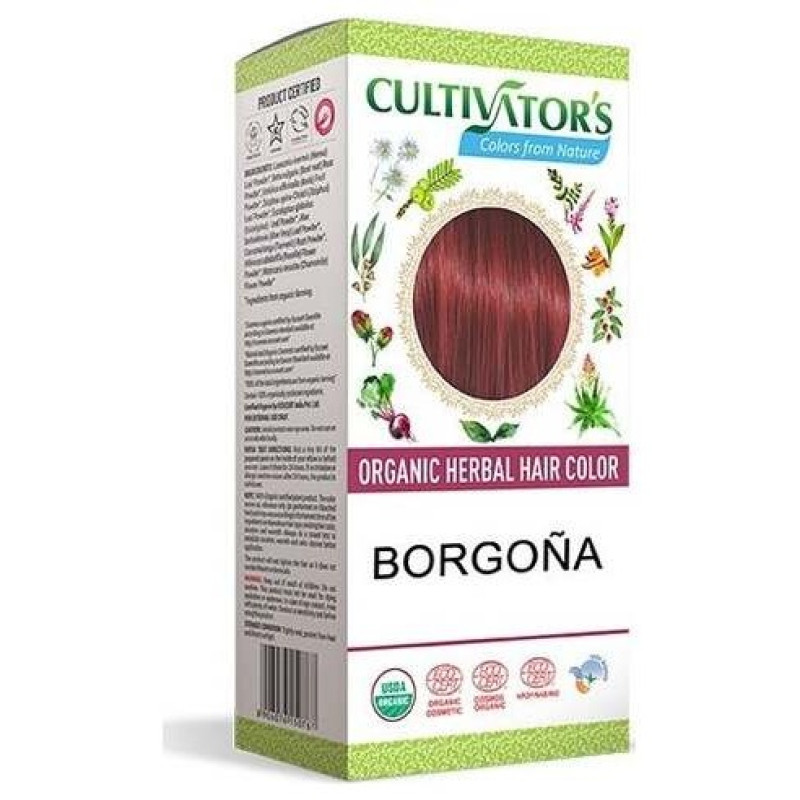 Cultivator'S Borgoña Tinte Orgánico 100G