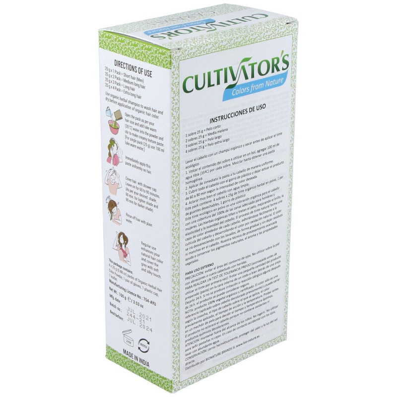 Cultivator'S Tinte Orgánico Herbal Caramelo 100G