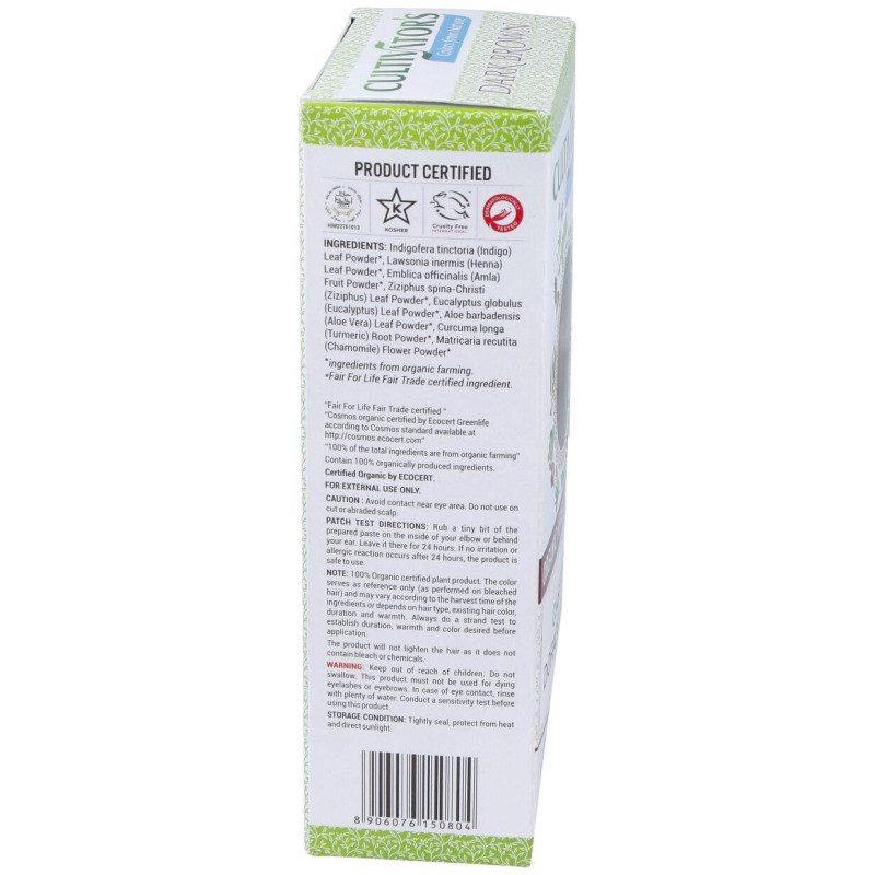 Castaño Dorado Oscuro Tinte Organico 100gr Ecocert - Cultivators