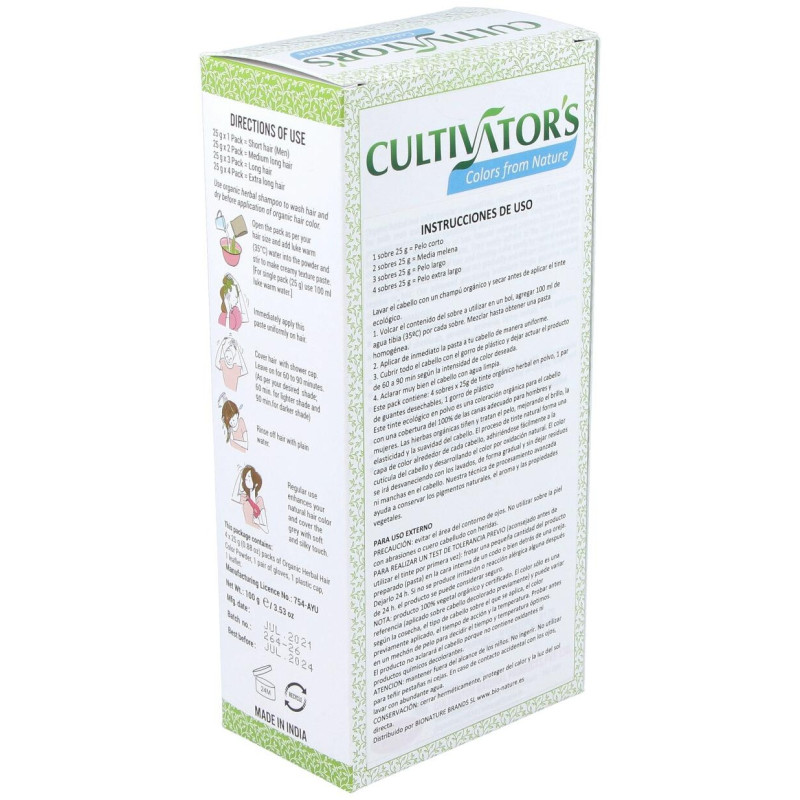 Cultivator'S Castaño Oscuro Tinte Orgánico 100G