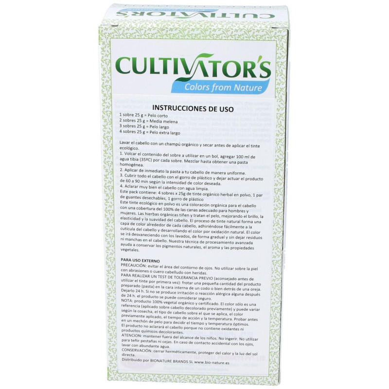 Cultivator'S Castaño Oscuro Tinte Orgánico 100G