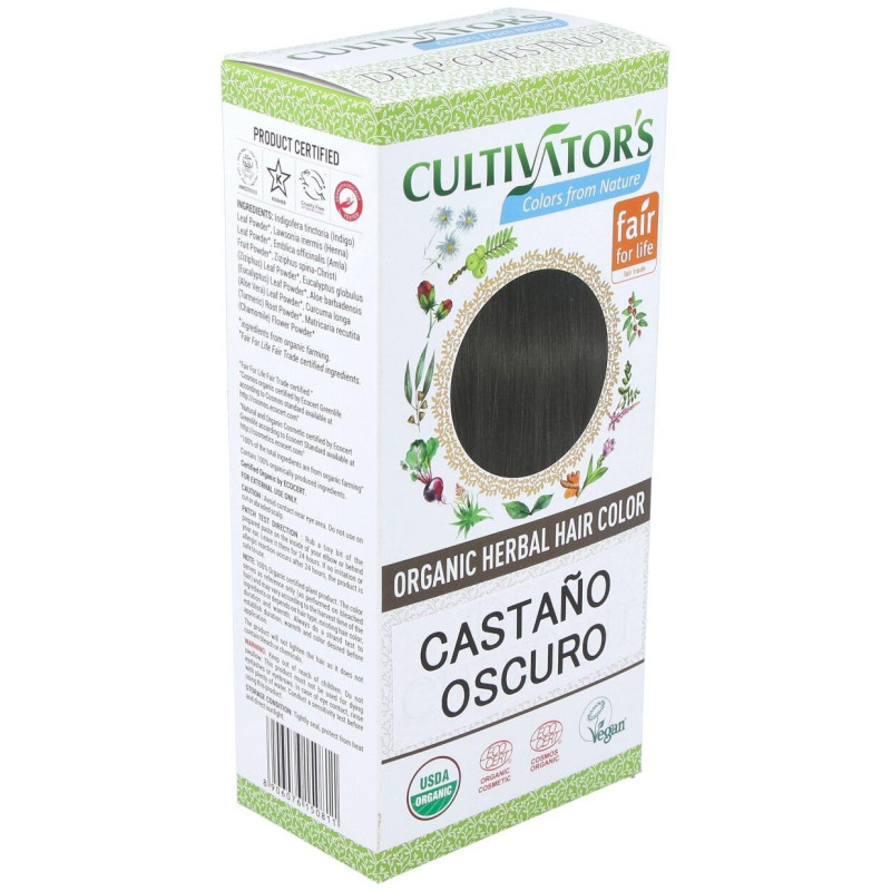 Cultivator'S Castaño Oscuro Tinte Orgánico 100G