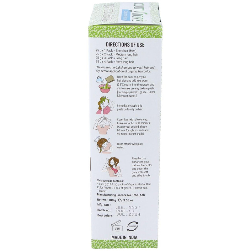 Rubio Claro Tinte Organico 100Gr. Ecocert