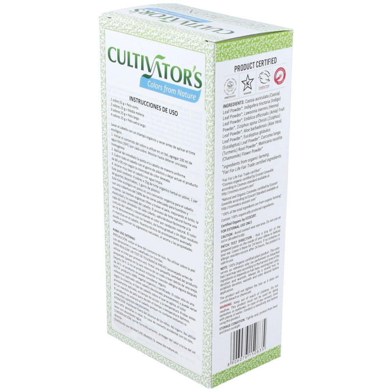 Rubio Claro Tinte Organico 100Gr. Ecocert