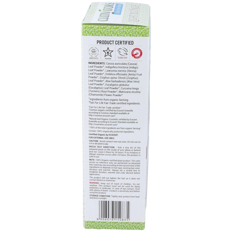 Rubio Claro Tinte Organico 100Gr. Ecocert